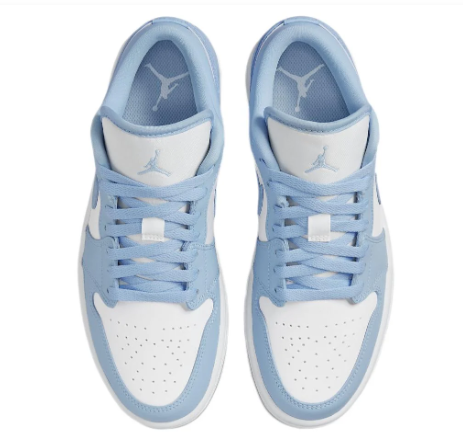 Women's Air Jordan 1 Low 'Ice Blue' Sneakers (DC0774-141)