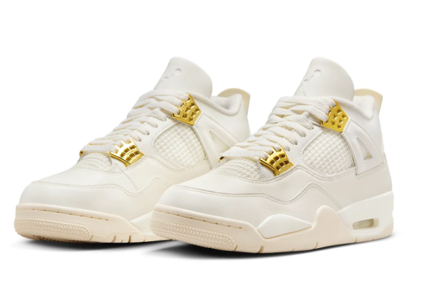 Women's Air Jordan 4 Retro 'Metallic Gold' | AQ9129-170