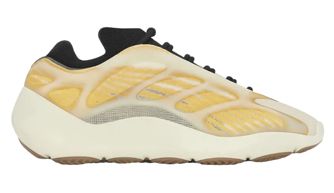 adidas Yeezy 700 V3 Lace-Up Sneakers Yellow / Cream / Black