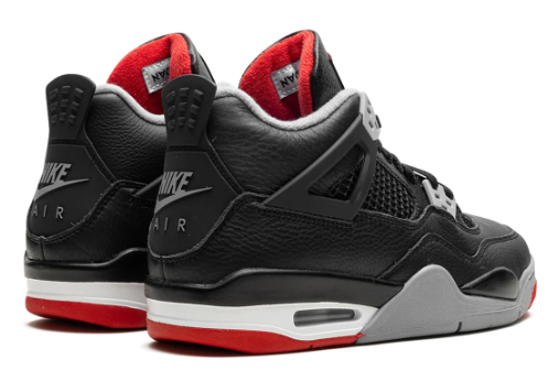 Air Jordan 4 GS 'Bred Reimagined' – Black & Red | FQ8213-006