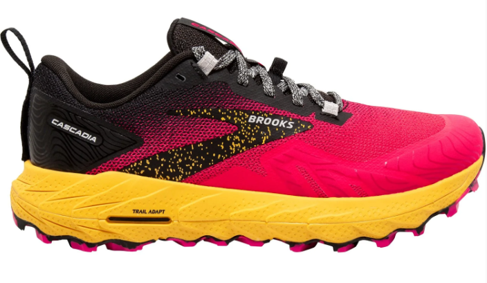 Brooks Cascadia 17 Women's Trail Running Shoes – Pink & Yellow