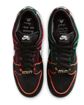 Nike SB Dunk Low Pro QS – Black, White & Challenge Red