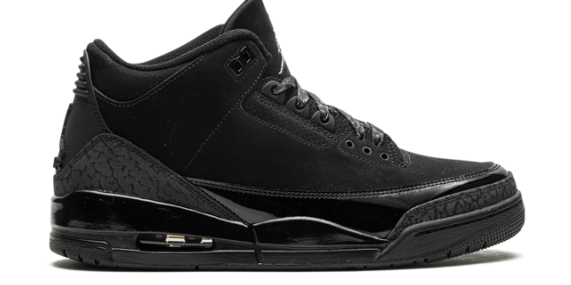 Air Jordan 3 Retro Black Cat (2025) – All Black