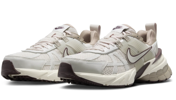 Women’s Nike V2K Run Sneakers - Khaki / Earth / Light Bone (FD0736-103)