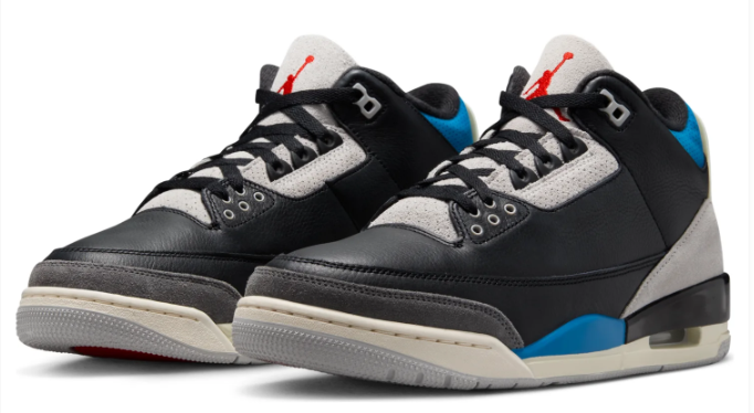 Air Jordan 3 'Rare Air' – Black & Blue | IB8967-004