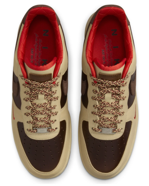 Nike Air Force 1 '07 'Light British Tan / Cacao Wow' Sneakers (HQ3447-222)