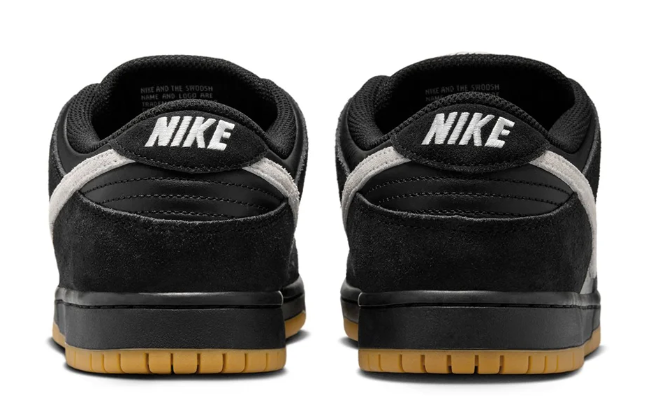 Nike SB Dunk Low Pro – Black, White & Gum