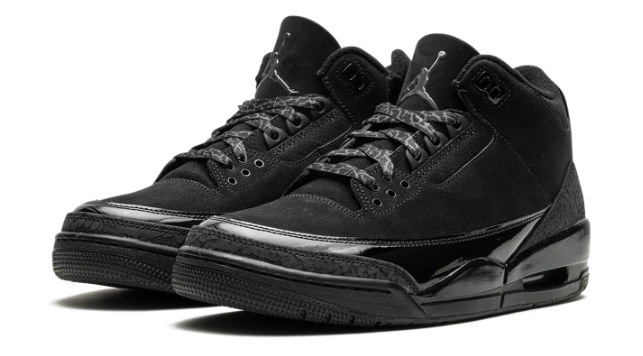 Air Jordan 3 Retro Black Cat (2025) – All Black