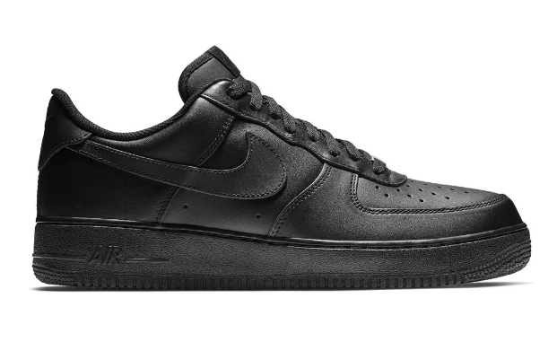 Nike Air Force 1 '07 Men's Sneakers 'Triple Black' (CW2288-001)