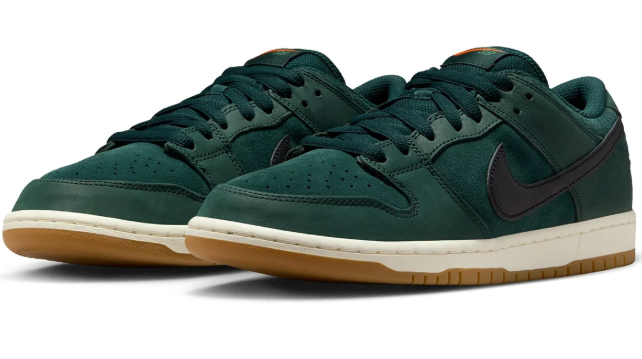 Nike SB Dunk Low Orange Label 'Deep Fir' – Green & Gum