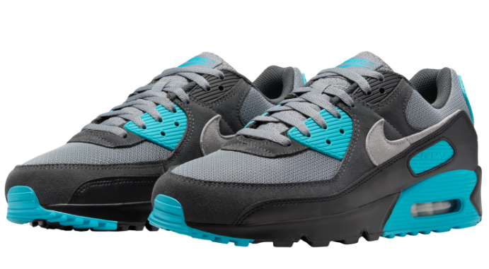 Nike Air Max 90 'Cool Grey / Dusty Cactus / Black' Sneakers (DM0029-013)