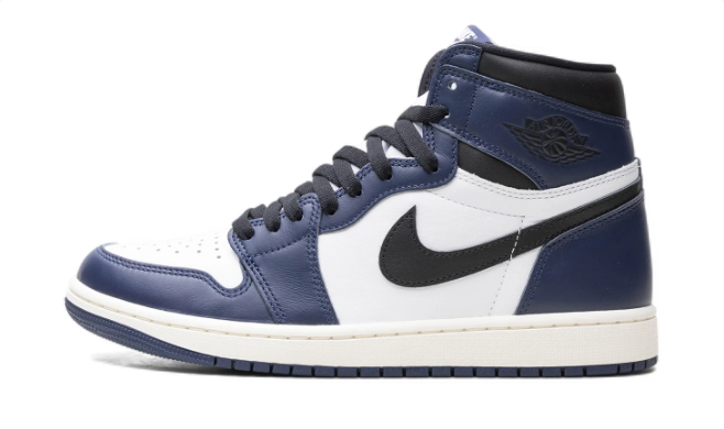 Air Jordan 1 Retro High OG Midnight Navy – Navy / White