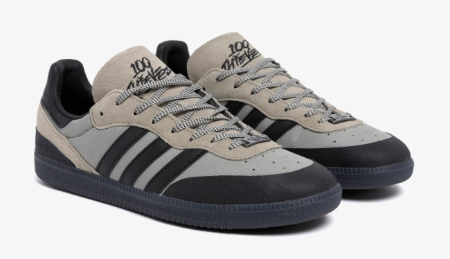 adidas Originals x 100 Thieves Palos Hills Drop 3 – Gray / Beige / Black