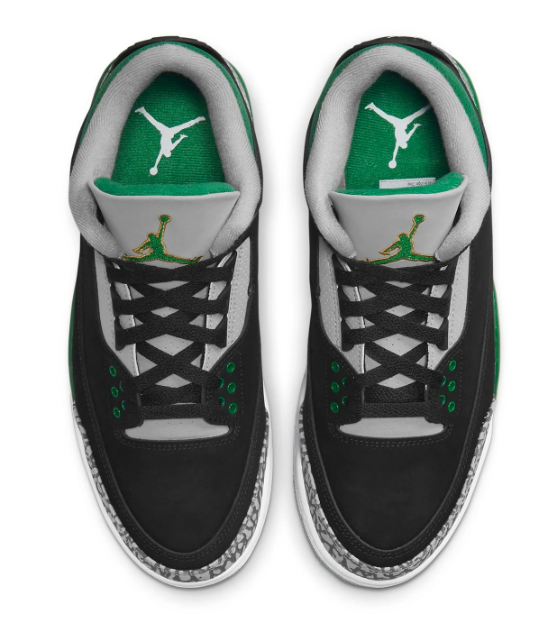 Air Jordan 3 Retro 'Pine Green' – Black & Green | CT8532-030