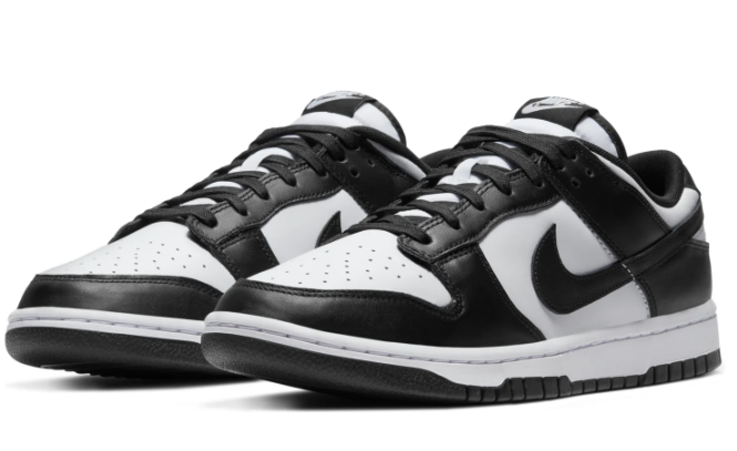 Nike Dunk Low 'Panda Black / White' Sneakers (DD1391-100)