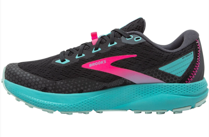 Brooks Divide 3 Women's Trail Running Shoes – Black, Teal & Pink