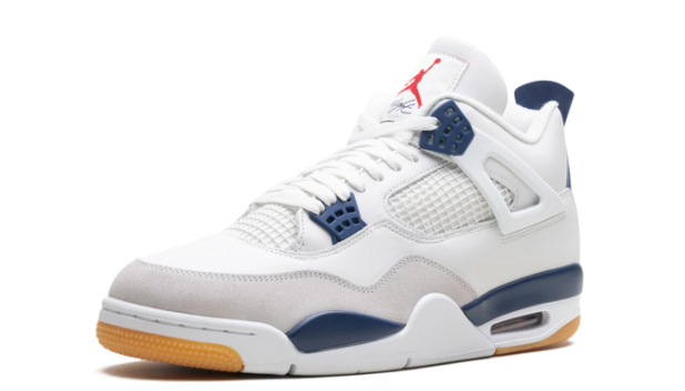 Nike SB x Air Jordan 4 'White Navy' – White & Navy | DR5415-100