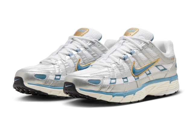 Nike P-6000 'Metallic Silver Aegean Storm' Sneakers