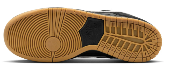 Nike SB Dunk Low Pro – Black, White & Gum