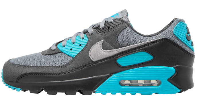 Nike Air Max 90 'Cool Grey / Dusty Cactus / Black' Sneakers (DM0029-013)