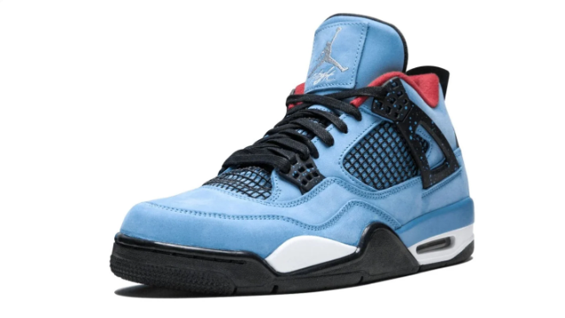 Air Jordan 4 Retro – Blue, Black & Red