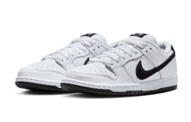 Nike SB Dunk Low Pro – White & Black