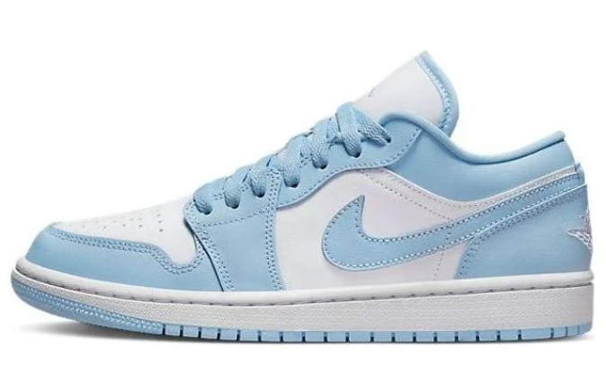 Women's Air Jordan 1 Low 'Ice Blue' Sneakers (DC0774-141)