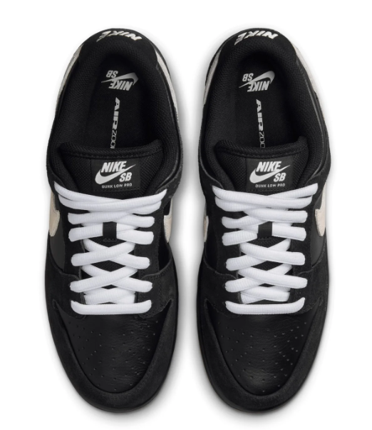 Nike SB Dunk Low Pro – Black, White & Gum