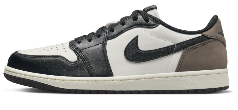 Air Jordan 1 Retro Low OG Mocha – Brown & Sail