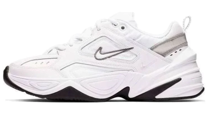 Women’s Nike M2K Tekno Sneakers - White / Grey (BQ3378-100)
