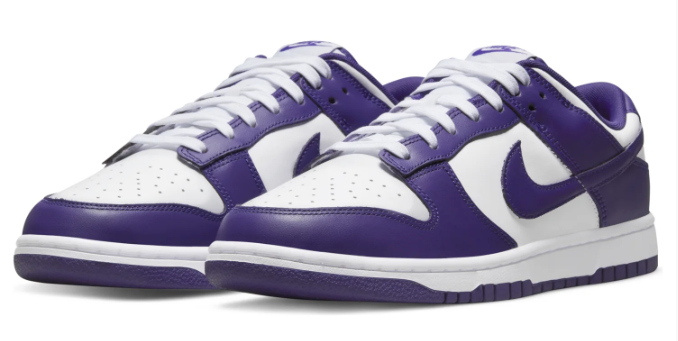 Nike Dunk Low 'Championship Purple' Sneakers (DD1391-104)
