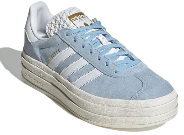 Women's adidas Gazelle Bold Sneakers in Clear Sky (ID6991)