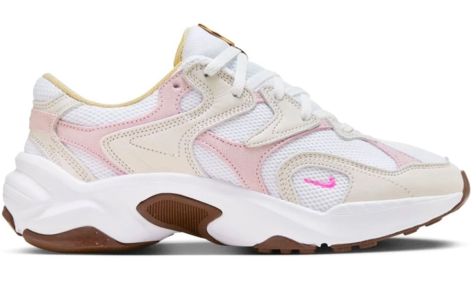 Women’s Nike AL8 Sneakers - White / Pink / Brown (HM3691-130)