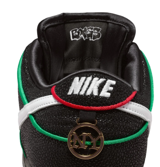 Nike SB Dunk Low Pro QS – Black, White & Challenge Red