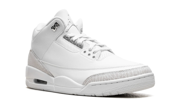 Air Jordan 3 Retro Pure Money (2025) – White / Silver