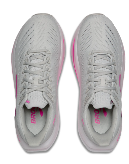 Brooks Glycerin Max 2 Women's Running Shoes – Light Gray & Pink