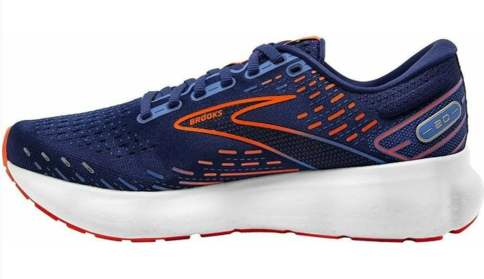 Brooks Glycerin 20 Men's Running Shoes – Navy Blue & Orange