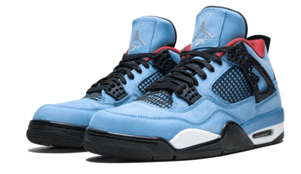 Air Jordan 4 Retro – Blue, Black & Red
