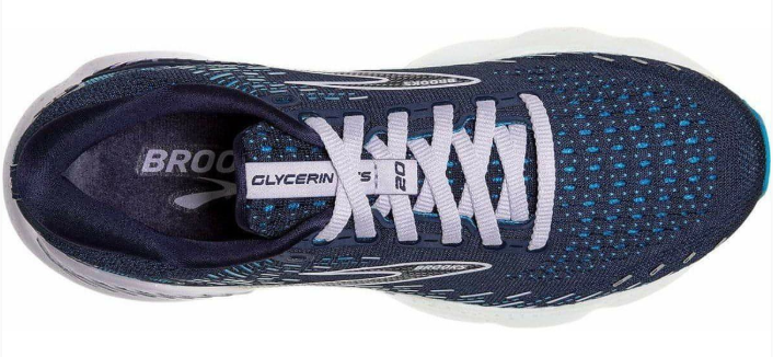 Brooks Glycerin GTS 20 Women's Running Shoes – Navy Blue & Teal
