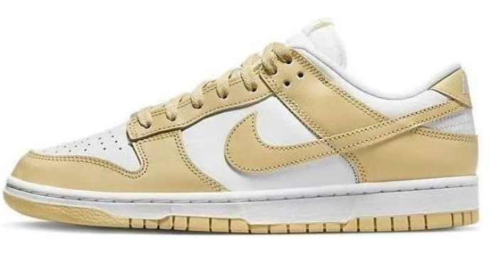 Nike Dunk Low 'Team Gold' – White & Gold (DV0833-100)