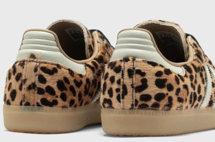 adidas Samba OG Women's Leopard Print Magic Beige / Ivory