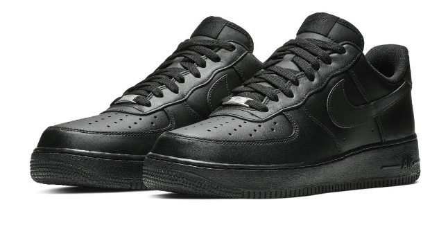 Nike Air Force 1 '07 Men's Sneakers 'Triple Black' (CW2288-001)
