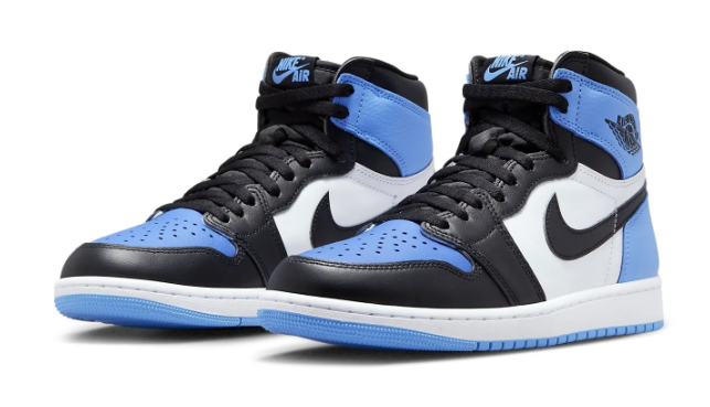Air Jordan 1 Retro High OG UNC Toe – University Blue / Black / White