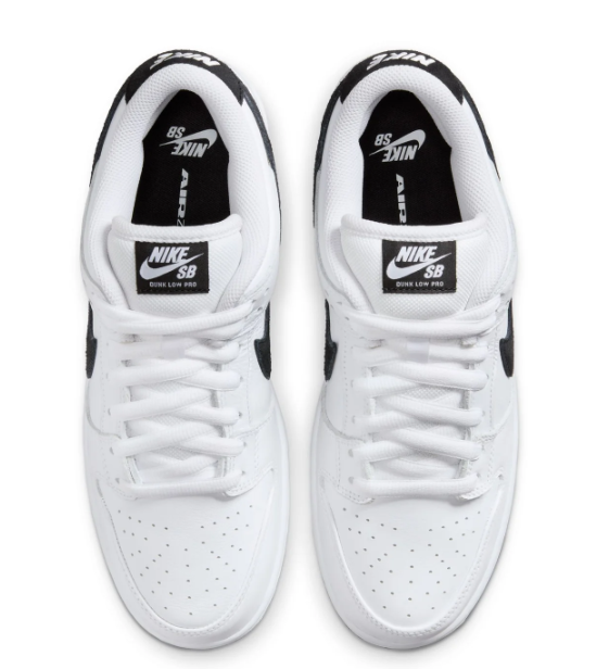 Nike SB Dunk Low Pro – White & Black