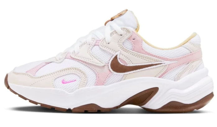 Women’s Nike AL8 Sneakers - White / Pink / Brown (HM3691-130)