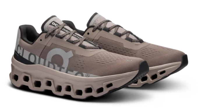 On Men's Cloudmonster Running Shoes – Cinder / Fog