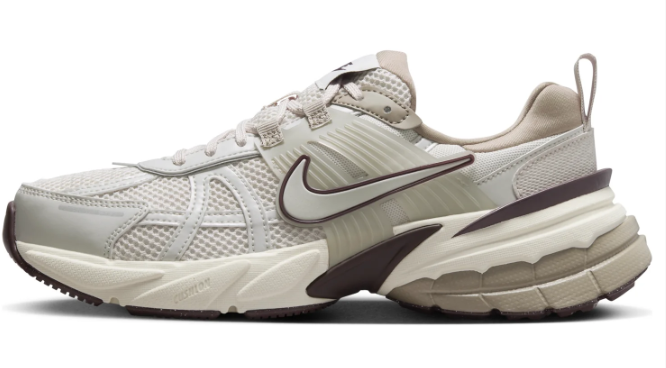 Women’s Nike V2K Run Sneakers - Khaki / Earth / Light Bone (FD0736-103)