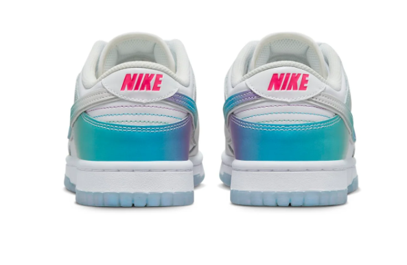 Women’s Nike Dunk Low “Unlock Your Space” Sneakers - White / Gradient (FJ7743-194)