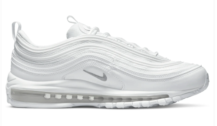 Nike Air Max 97 'Triple White' Sneakers (921826-101)