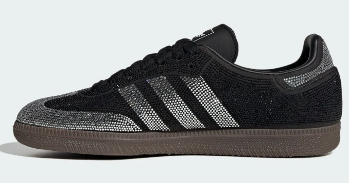 Women's adidas Samba OG Rhinestone | Black / Silver